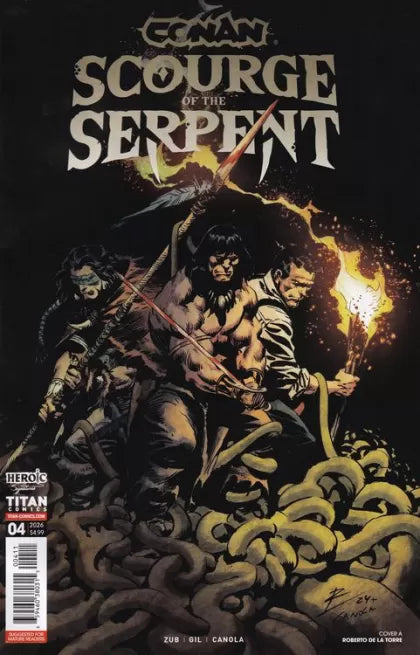 Conan The Barbarian: Scourge Of The Serpent 4A Roberto De La Torre Regular