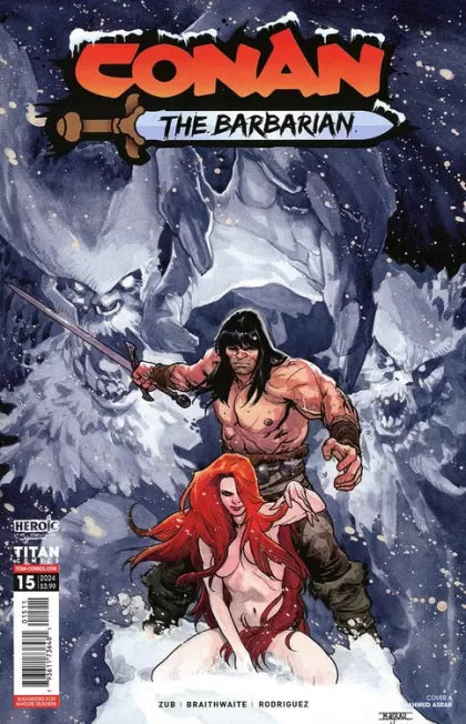 Conan the Barbarian (Titan Comics) Frozen Faith, Part III: Gods Of The North 15A Mahmud Asrar Regular