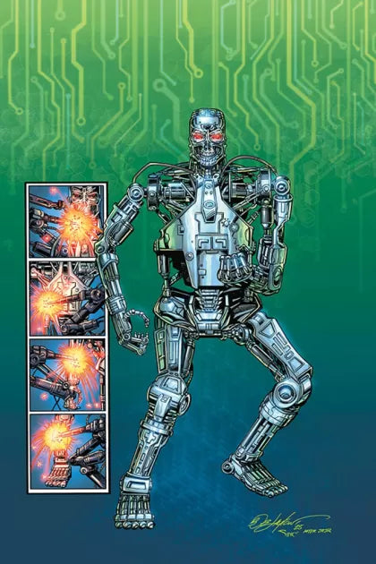 The Terminator: Metal #2H – Bob Layton Incentive Virgin Variant (1:20)