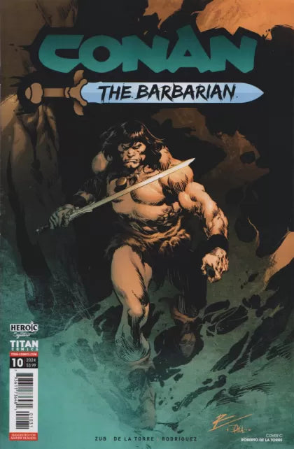 Conan the Barbarian (Titan Comics) The Age Unconquered, Part II: Far Shores & Fearless Men 10C Roberto De La Torre Variant