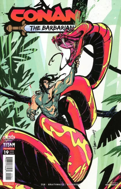 Conan the Barbarian (Titan Comics) Twisting Loyalties, Part III: Hunted 19D Eryk Donovan Variant
