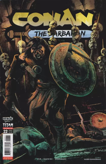 Conan the Barbarian (Titan Comics) A Nest Of Serpents 22C Valerio Giangiordano Variant