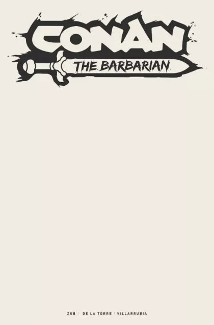 Conan the Barbarian (Titan Comics) Bound in Black Stone, Part I: Scourge of the Dead 1H Blank Variant