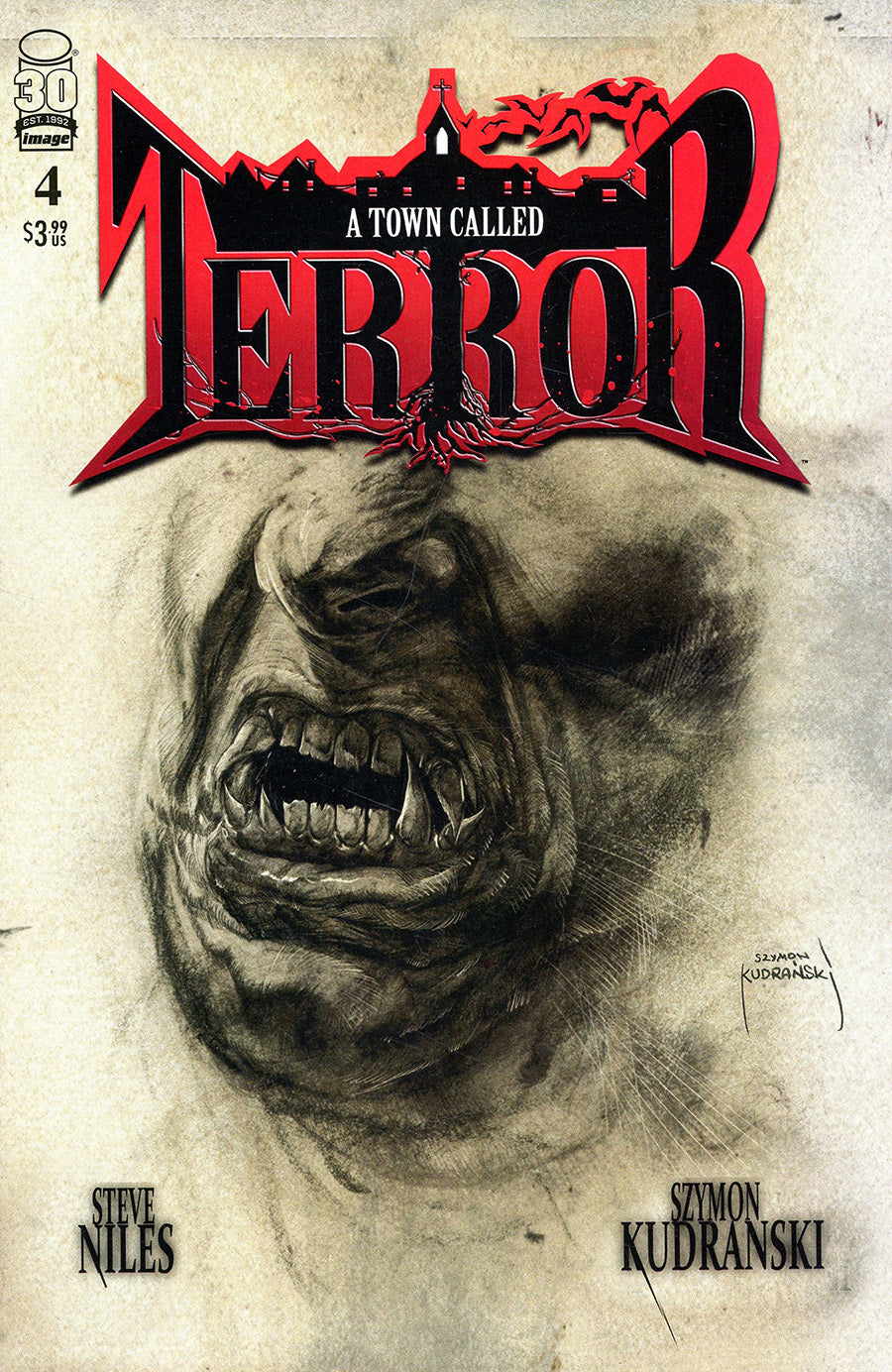 A Town Called Terror, 4B, Szymon Kudranski Cover 4B Szymon Kudranski Cover