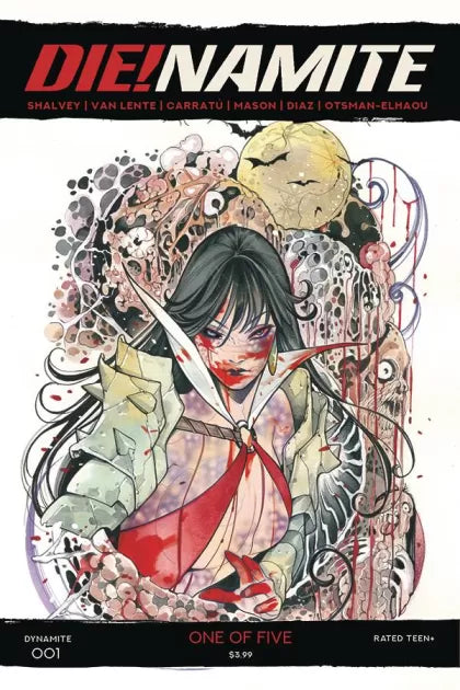 Die!Namite, 1F, Peach Momoko Incentive Vampirella Zombie Variant 1F Peach Momoko Incentive Vampirella Zombie Variant