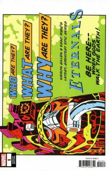 Eternals, Vol. 5 #1AG – Jack Kirby Hidden Gem Variant