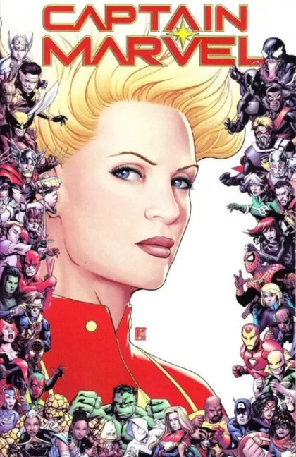 Captain Marvel, Vol. 11 Falling Star 9C John Tyler Christopher Marvel 80th Frame Variant