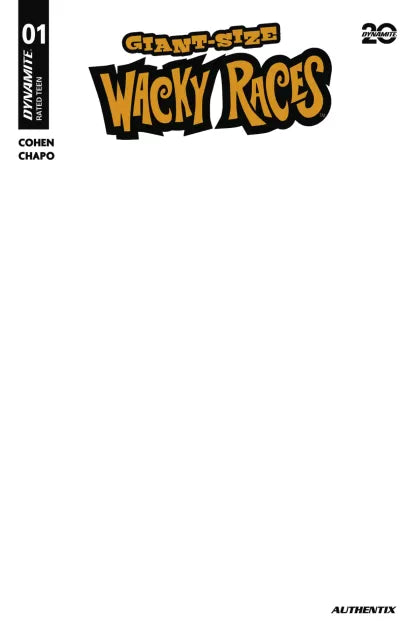 Giant-Size Wacky Races 1D Blank Variant