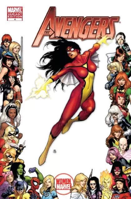 The Avengers, Vol. 4 #4C – Jim Cheung Women of Marvel Frame Variant Cover