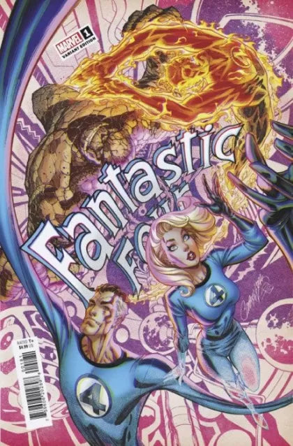 Fantastic Four, Vol. 7 #1H – J. Scott Campbell Anniversary Variant