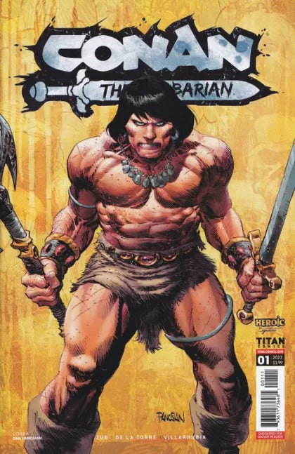 Conan the Barbarian (Titan Comics) Bound in Black Stone, Part I: Scourge of the Dead 1A Dan Panosian Regular