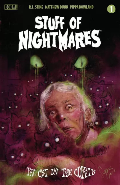 Stuff of Nightmares: The Cat in the Coffin #1H – Suspiria Vilchez FOC Reveal Variant