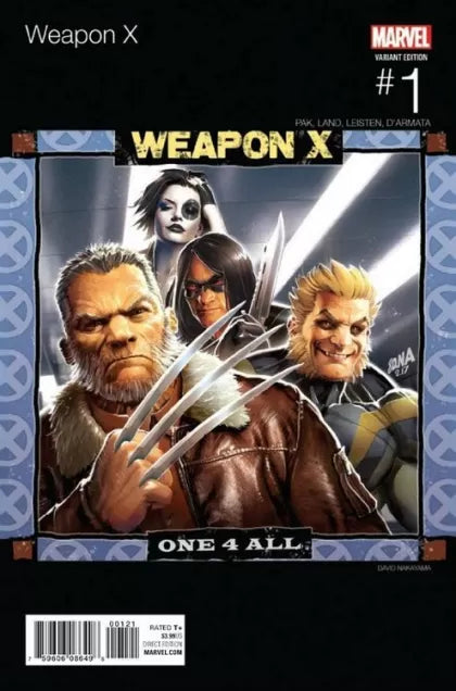 Weapon X, Vol. 3 1B David Nakayama Marvel Hip-Hop Retailer Incentive Cover
