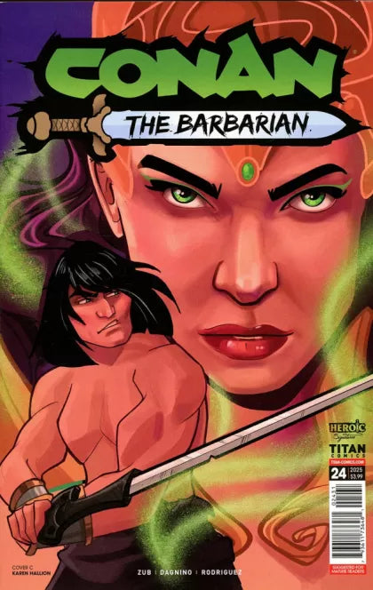 Conan the Barbarian (Titan Comics) A Nest Of Serpents, Part IV: The Nest 24C Karen Hallion Variant