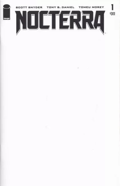 Nocterra #1E – Blank Variant Cover