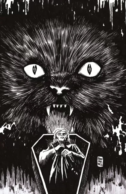 Stuff of Nightmares: The Cat in the Coffin #1I – Francesco Francavilla Unlimited B&W Variant