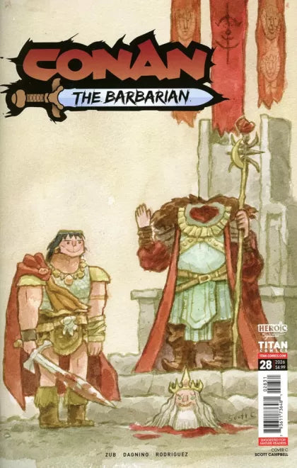 Conan the Barbarian (Titan Comics) 28C Scott Campbell Variant