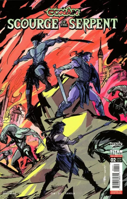 Conan The Barbarian: Scourge Of The Serpent Words Of Power 2E Eryk Dononvan Variant