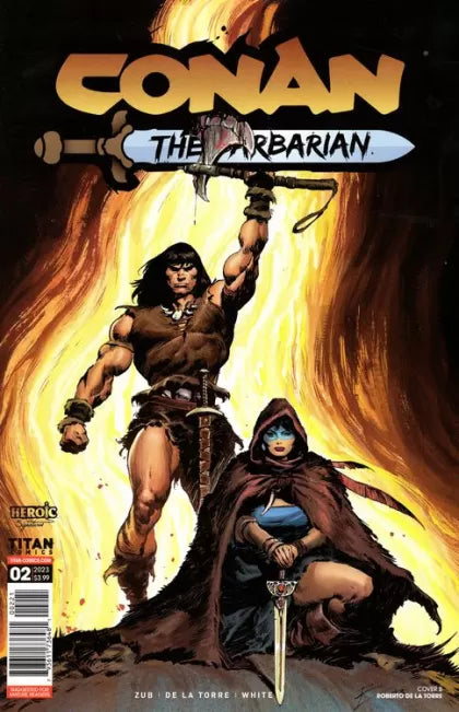 Conan the Barbarian (Titan Comics) Bound in Black Stone, Part II: Homeland! 2B Roberto De La Torre Variant