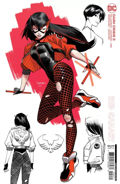 Dark Crisis, Vol. 1 Dark Crisis - Chapter Three: Boot Camp 3G Dan Mora Red Canary Design Card Stock Variant