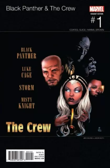 Black Panther and The Crew We Are The Streets, PArt 1: Double Consciousness 1D Variant Jim Cheung Marvel Hip-Hop Cover