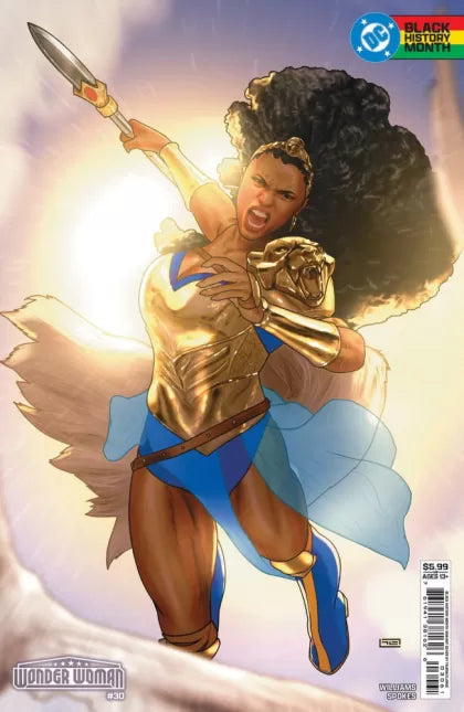 Wonder Woman, Vol. 6 #30F – Taurin Clarke Black History Month Variant