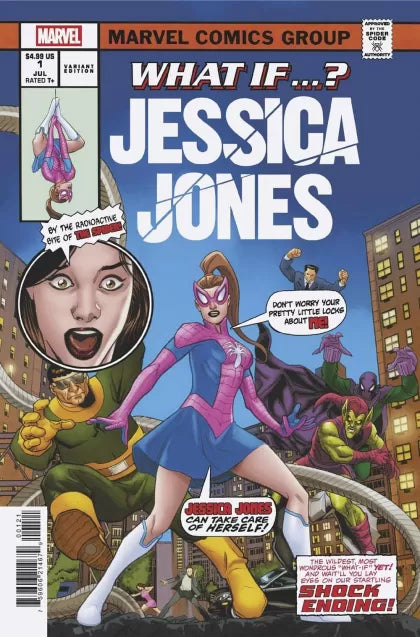 What If...? Jessica Jones #1B – David Messina Homage Variant