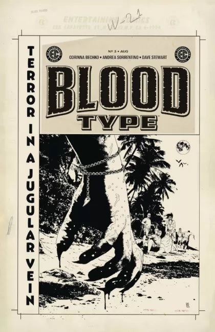 Blood Type 3D Andrea Sorrentino B&w Artist Edition Incentive Variant (1:20)