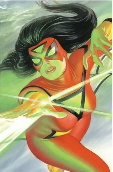 Bad Blood, Spider-Woman, Vol. 7, Bad Blood, Part 1, 1Z, Alex Ross Virgin Cover 1Z Alex Ross Virgin Cover