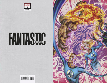 Fantastic Four, Vol. 7 #1I – Scott Campbell Incentive Anniversary Virgin Variant (1:100)