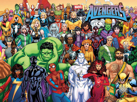 The Avengers, Vol. 9 "Heroes" / "Happy Anniversary, Avengers!" 34A Russell Dauterman Regular