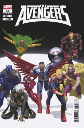The Avengers, Vol. 9 "Heroes" / "Happy Anniversary, Avengers!" 34G Junggeun Yoon Incentive Variant (1:25)
