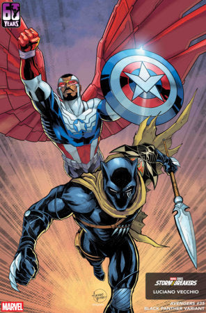 The Avengers, Vol. 9, The New Universe, 35C, Luciano Vecchio Black Panther Variant 35C Luciano Vecchio Black Panther Variant