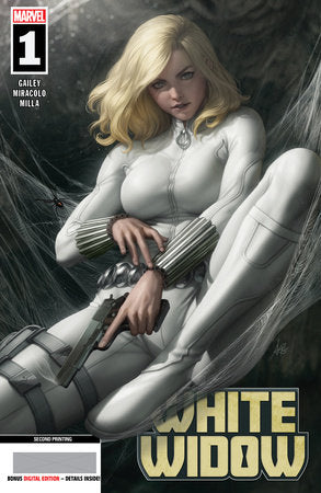 White Widow (Marvel Comics) #1O – 2nd Printing Artgerm