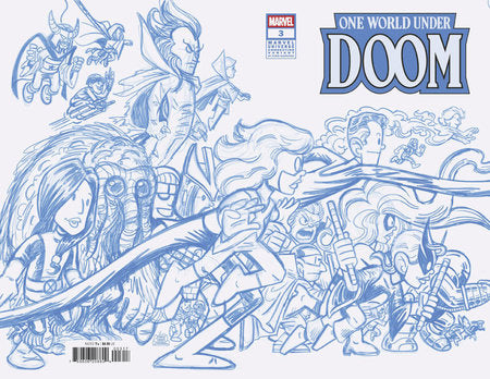 One World Under Doom #3G – Chris Giarrusso Incentive Marvel Universe Connecting Sketch Variant (1:50)