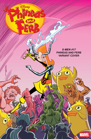 X-Men, Vol. 6 17G Jacob Chabot Phineas and Ferb Variant