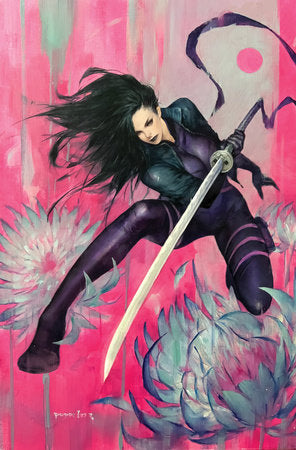 Psylocke, Vol. 2, 8C, Puppeteer Lee Incentive Virgin Variant (1:50) 8C Puppeteer Lee Incentive Virgin Variant (1:50)