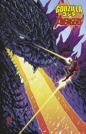 Godzilla vs. Avengers 1B Takeshi Okazaki Foil Variant