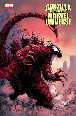 Godzilla Destroys The Marvel Universe, Conclusion 5D Dave Wachter Marvelized Carnage-Zilla Variant