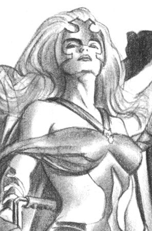 Emma Frost: The White Queen 4D Alex Ross Incentive Timeless Sketch Variant (1:100)