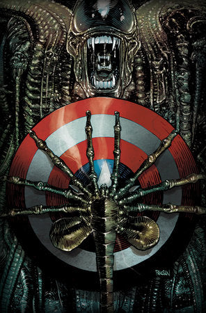 Alien vs. Captain America Operation: Red King, Part One 1H 2nd Printing Dan Panosian Incentive Virgin Variant (1:25)