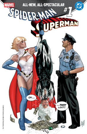 Marvel / DC: Spider-Man / Superman 1D Adam Hughes Variant