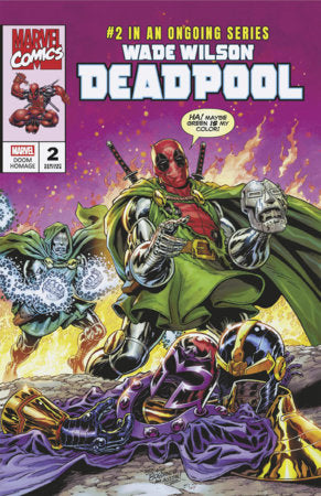 Wade Wilson: Deadpool Bad Omens 2B Ian Churchill Doom Homage Variant