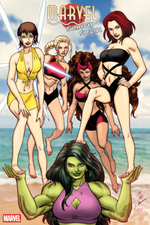 Marvel Swimsuit Special: Brand New Beach Day #1G – John Romita Jr. Incentive Variant (1:25)