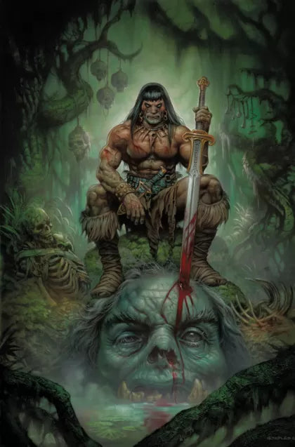 Conan the Barbarian (Titan Comics) A Nest Of Serpents, Part III: Power And Influence 23G Greg Staples Glow In The Dark Variant