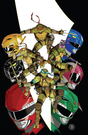 Mighty Morphin Power Rangers / Teenage Mutant Ninja Turtles, Vol. 3 1P Dan Mora Unlockable Virgin Variant