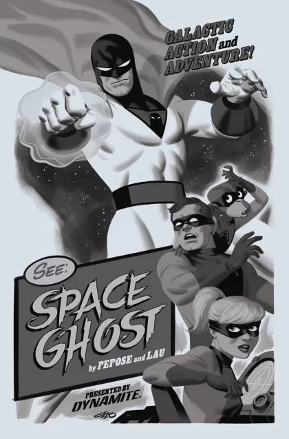 Space Ghost (Dynamite), Vol. 1 #5I – Michael Cho Incentive B&W Variant (1:20)