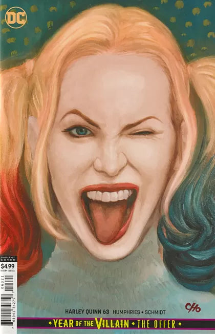 Harley Quinn, Vol. 3 Year of the Villain - Death Becomes Harley 63B Variant Frank Cho Card Stock Cover