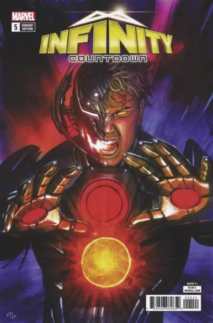 Infinity Countdown #5D – Variant Adi Granov Ultron Holds Infinity Cover