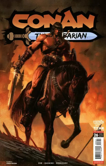Conan the Barbarian (Titan Comics) The Conquering Crown, The Conquering Crown 26D Jorge Molina Variant